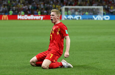 A devastating counter attack and De Bruyne bullet has Belgium in control against Brazil