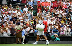Federer needs just 16 minutes to win first set en route to Wimbledon quarters