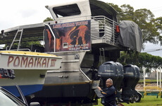 'Lava bomb' from Hawaii volcano injures 23 on boat