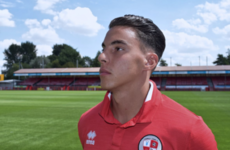 Ireland U21 striker links up with Harry Kewell in League Two