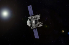 A Nasa spacecraft that will land on an asteroid and take a sample has just glimpsed its target