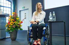 'I could have been dead, I was damn lucky,' says Olympic champion left paralysed after accident