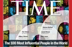 Items to note: TIME's 100 most influential people in the world