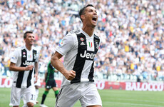 After 333 minutes of frustration, Cristiano Ronaldo gets off the mark for Juventus