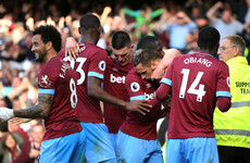 Declan Rice impresses in midfield as West Ham pick up first points of the season