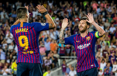 Messi bags hat-trick to equal Raul's Champions League goal-scoring record as Barcelona thump PSV