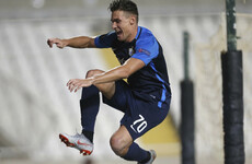 Zurich star celebrates Europe League winning goal by jumping towards fans - it doesn't end well
