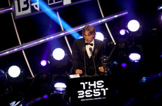 Croatia's Luka Modric wins Fifa best player of the year award