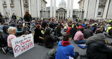 'We're conning our young people': Thousands take part in Raise the Roof protest
