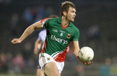 Out of action: Mayo's O'Shea sidelined for six weeks