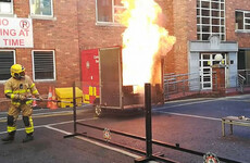 Dublin firefighters stage explosive demonstration to warn kids of dangers of fireworks