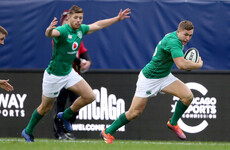 Watch: Jordan Larmour caps first international start with delicious last-minute try
