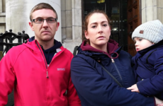 'We work, we pay tax': 'Hidden homeless' family protest against sale of Nama site