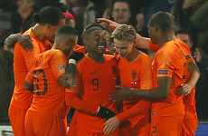 Liverpool star on target as Netherlands stun world champions and relegate Germany