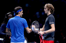 Confusion and drama as Zverev stuns Federer at ATP World Tour finals
