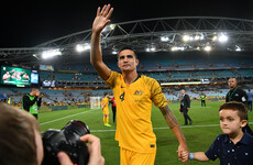 'This is the only time you'll see me cry' - Australia's greatest-ever player Cahill bids an emotional farewell