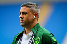 'The Denmark 'keeper had the ball and we ran back into our own half.  I don't see the point in that'