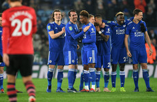 Leicester win Saints shoot-out to book Man City clash