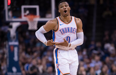 Dominant Westbrook hit the 107th triple-double of his career last night