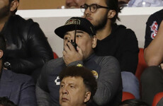 Walkie-talkie-toting Maradona watches from stands as his Mexican club fall short of promotion dream
