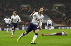 Eriksen strikes late to hand Spurs victory over stubborn Burnley