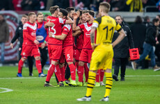 Bundesliga leaders Dortmund fall to sensational loss against relegation candidates