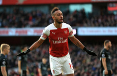Ozil plays captain's role as Aubameyang's double gets Arsenal back on track