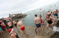 Photos: Festive swimmers brave the Forty Foot for annual Christmas dive