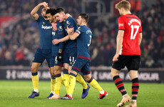 Ireland-linked attacker on target, as Southampton fall to Anderson-inspired West Ham