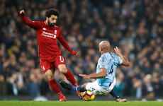 'How is that not a red card?' Kompany tackle on Salah the only complaint for Klopp