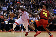 Late drama as Raptors and Nuggets scrape wins while Thompson-inspired Warriors cruise