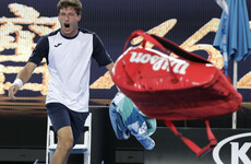 Busta apologises for angrily storming off as Nishikori advances to last eight in Australia