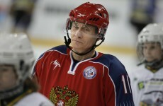 WATCH: Vladimir Putin scores winning goal in amateurs v legends ice hockey match