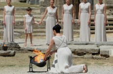 Torch lit in Greece as Games countdown gets underway
