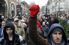 10,000 attend 'red scarf' march in Paris against 'yellow vest' violence