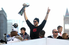 Picture perfect: Massive Boston crowds turn out to welcome home Super Bowl heroes