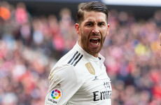 Sergio Ramos sent off as Real Madrid horror-show rocks title hopes with shock Girona defeat