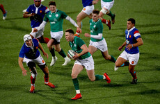 Ireland U20 centre French ready to put home comforts aside and chase Grand Slam