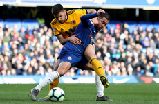 Hazard snatches late point for Chelsea with 92nd-minute equaliser against Wolves