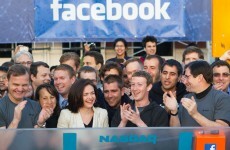 Zuckerberg rings the Nasdaq opening bell... wearing a hoodie