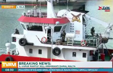Oil tanker hijacked by rescued migrants arrives in Malta after being turned back towards Europe