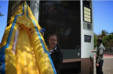 Vending machine doles out mountain bikes and surfboards to chuffed Americans