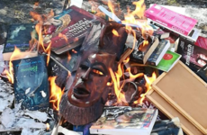 Catholic priests in Poland burn Harry Potter and Twilight books