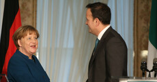 In a 'moving' meeting with North community members, Merkel compared border issue to Iron Curtain