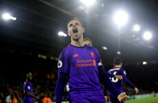 Salah and Henderson strike late to send Liverpool back top of the Premier League