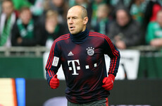 Robben admits he may never play for Bayern again