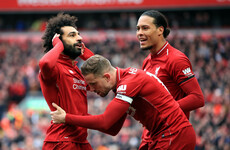 Mane and Salah on target against Chelsea as Liverpool keep title chase alive and kicking
