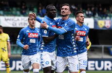 Koulibaly scores twice as Napoli delay Juventus' title celebrations