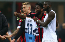 AC Milan fined €86,000 after players paraded opponent's shirt like a trophy
