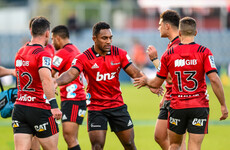 Sevu Reece stars as rampant Crusaders trounce Lions